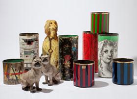 Fornasetti-Umbrella-Stands-and-Waste-Paper-Bins---Porcelain-Pugs